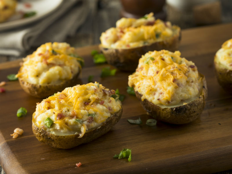 Fully Loaded Double Baked Potato Skins | Recipes | Northmart - NWC